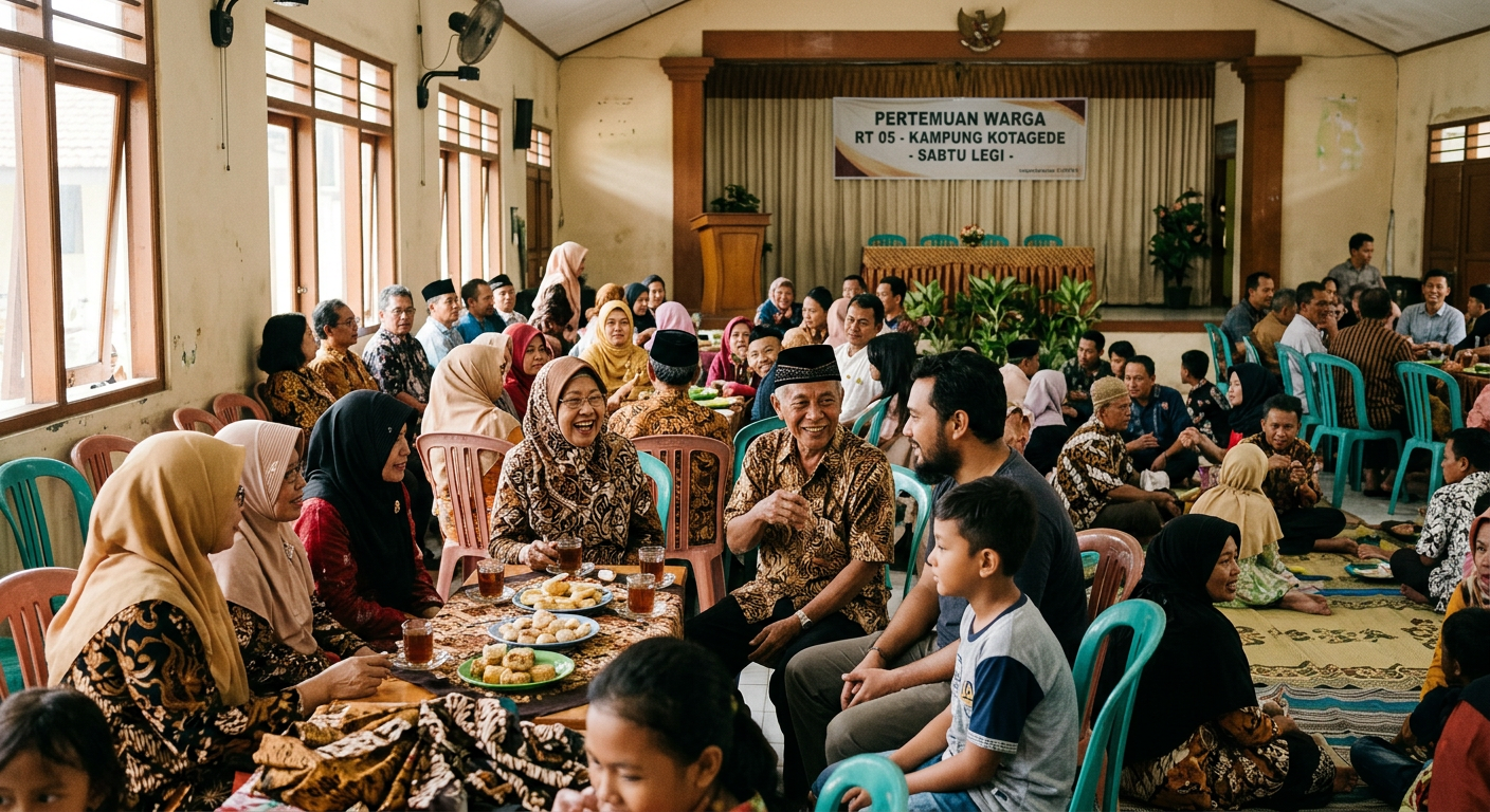 Pertemuan komunitas LIVESGP BANGIL - masyarakat Indonesia berkumpul bersama